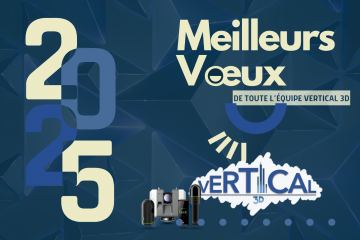 Carte de Vœux 2025 -VERTICAL 3D